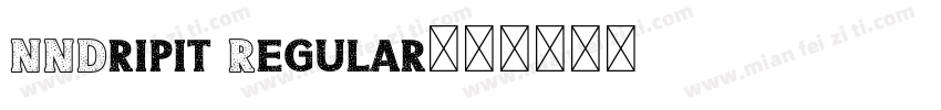 NNDripit Regular字体转换